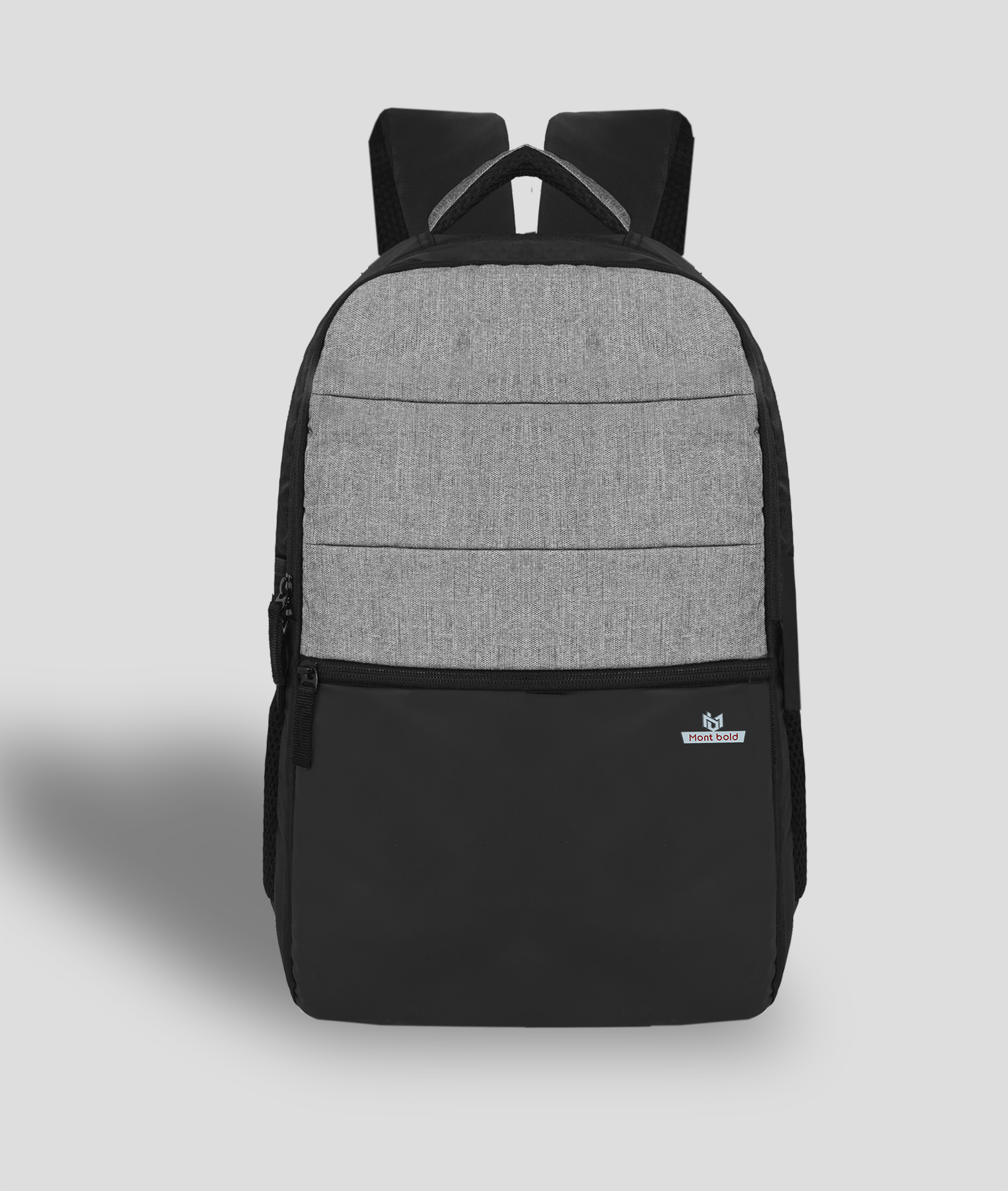 Montbold UrbanEdge Laptop Backpack – Grey & Black Premium Office Bag